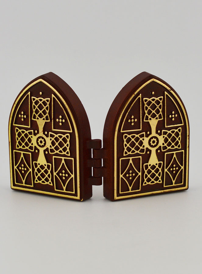 Ícone Díptico Mini - Nossa Senhora de Lourdes & Milagrosa (pic 4)