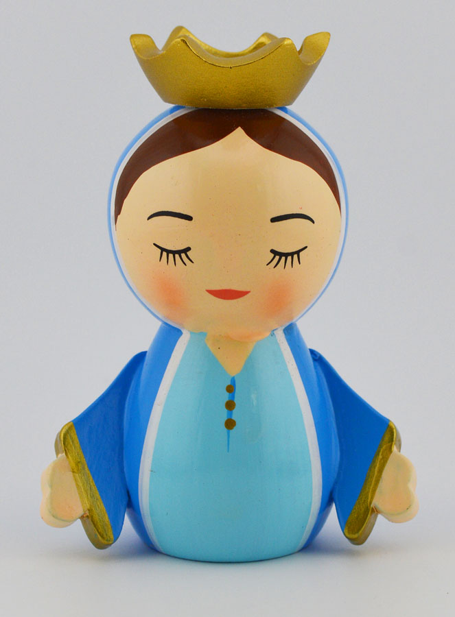 Estátua Maria Rainha - 10cm (pic 1)