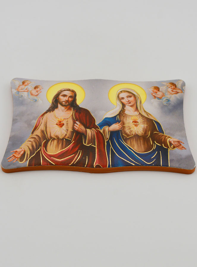 Ícone Sagrados Corações de Jesus & Maria (pic 2)