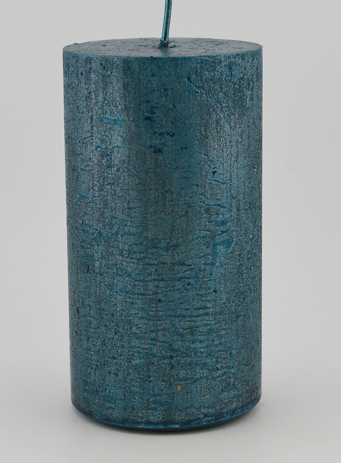 Vela decorativa moderna - Azul verdoso (pic 1)