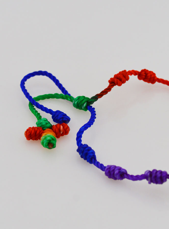 Pulseira Dezena Cordão Multicolor (pic 4)
