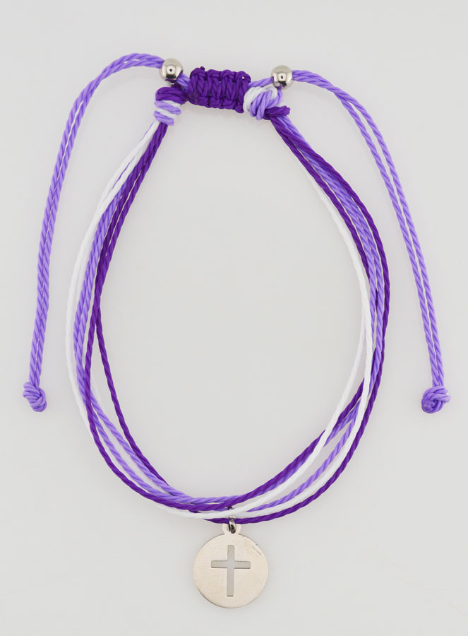 Pulseira Com Cruz - Violeta (pic 1)