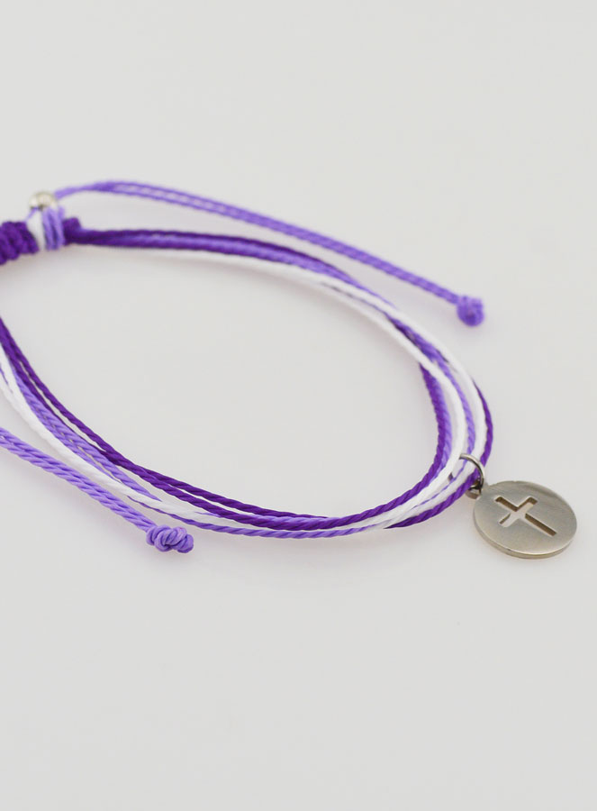 Pulseira Com Cruz - Violeta (pic 3)