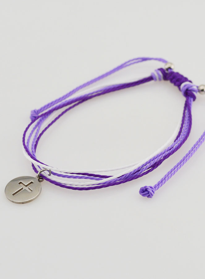 Pulseira Com Cruz - Violeta (pic 4)