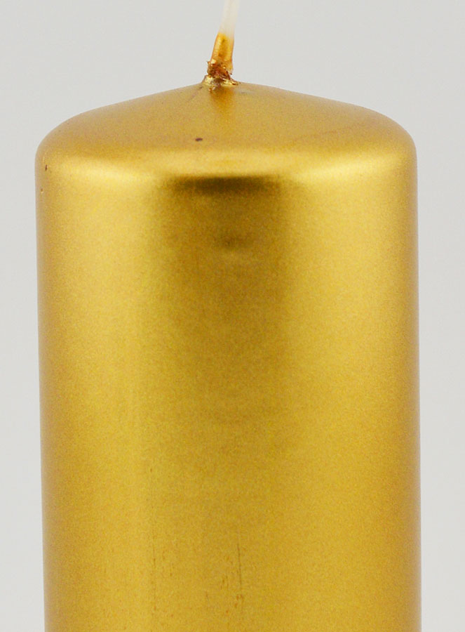 Vela de Natal Metalizada - Dourada (pic 3)
