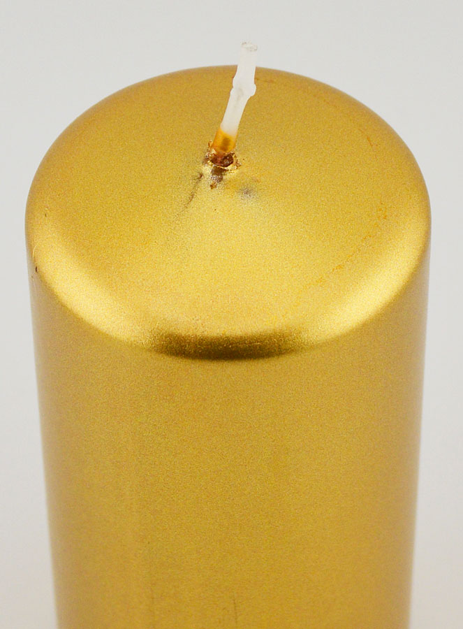 Vela de Natal Metalizada - Dourada (pic 4)
