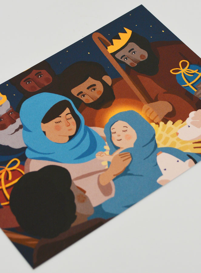 Cartão Religioso Natividade - 10 x 15cm (pic 3)