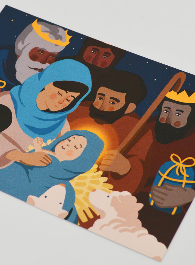Cartão Religioso Natividade - 10 x 15cm (pic 4)