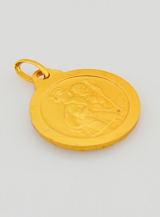 Medalla de Santa Teresita y San Cristóbal (pic 4)