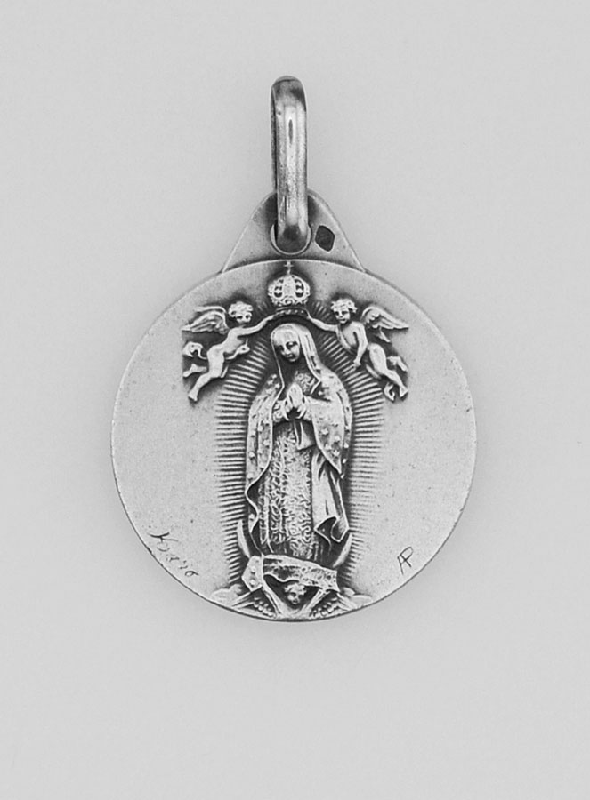 Medalla de Nuestra Señora de Guadalupe en Plata (pic 1)