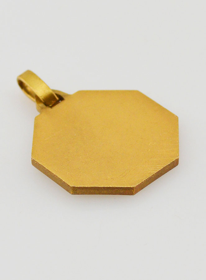 Medalha de Santa Teresinha Banhada a Ouro (pic 4)