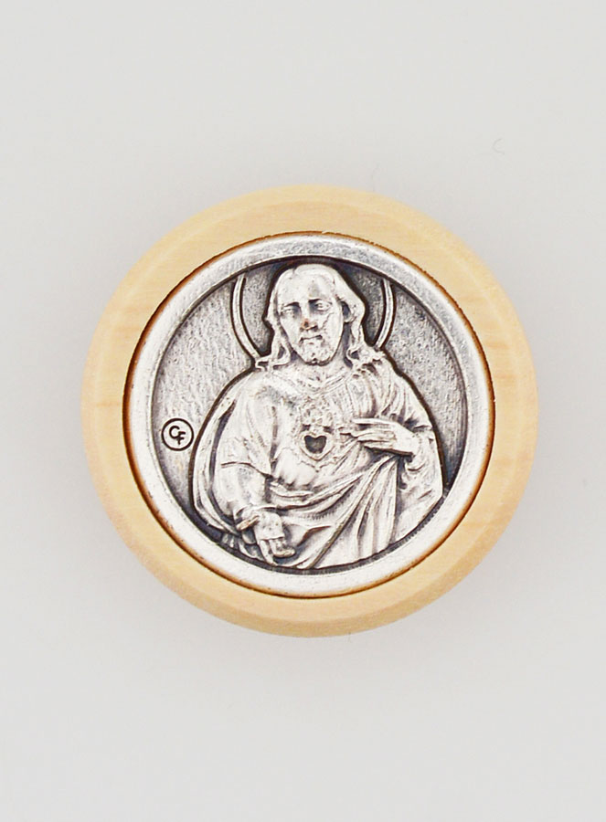 Placa Magnética para Carro Sagrado Coração de Jesus - 22mm (pic 1)
