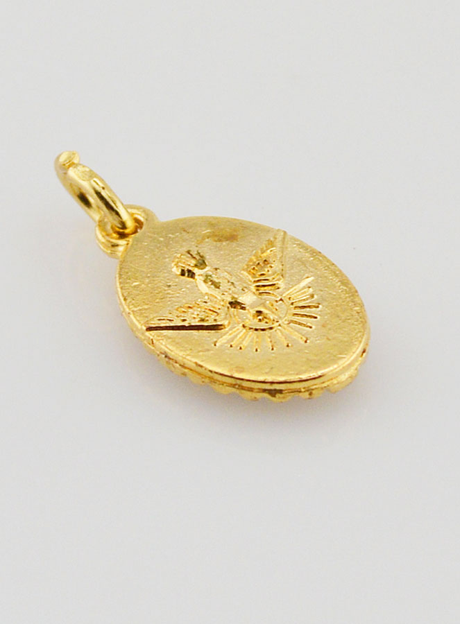 Medalha Borda Torcida 15mm - Maria Desatadora dos Nós (pic 4)