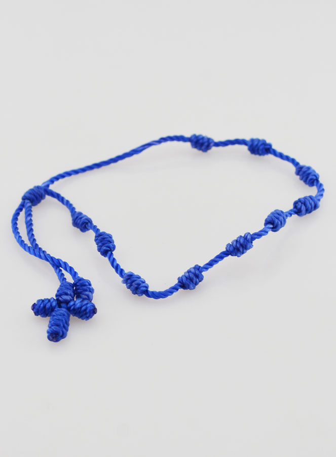 Pulseira Dezena em Corda - Azul (pic 4)