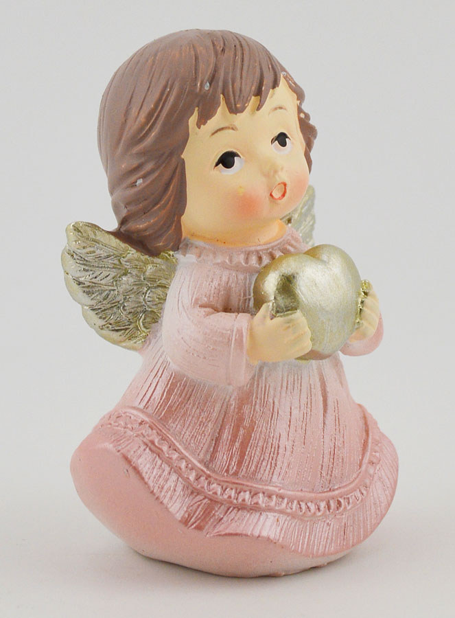 Ángel de Navidad - Rosa y Plateado (pic 3)