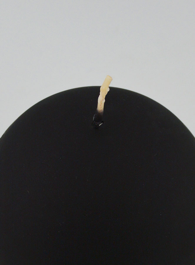 Vela Decorativa Esfera 8cm - Preto Mate (pic 4)