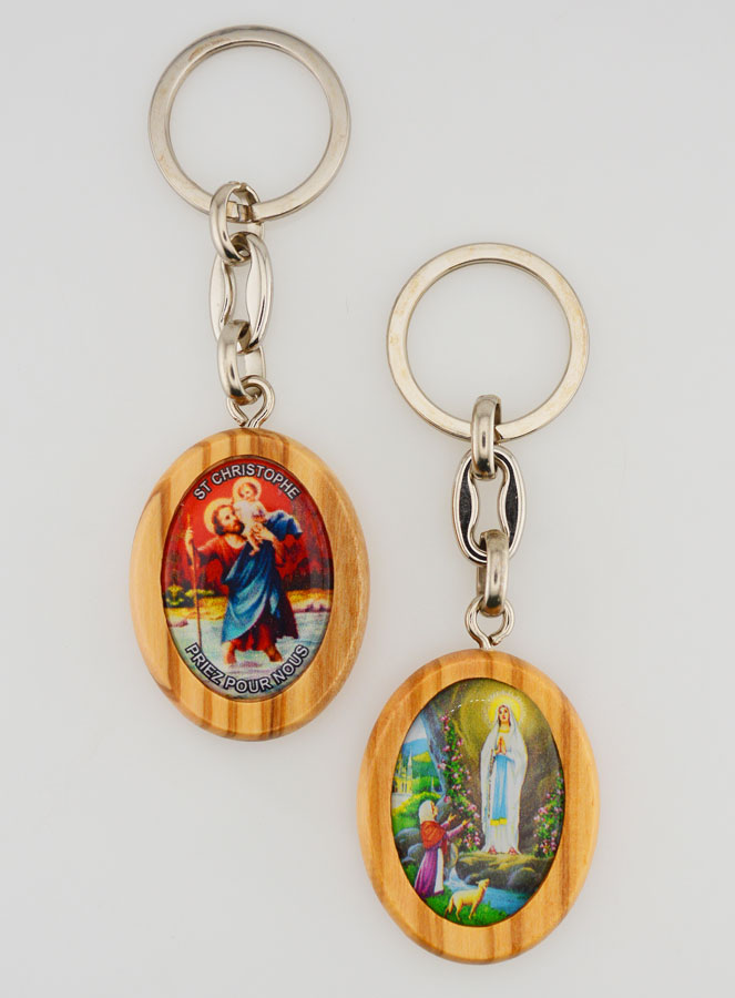 Porta-Chaves Nossa Senhora de Lourdes & São Cristóvão (pic 2)
