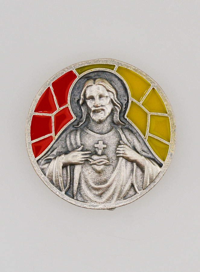 Placa Magnética para Carro - Sagrado Coração de Jesus (pic 1)