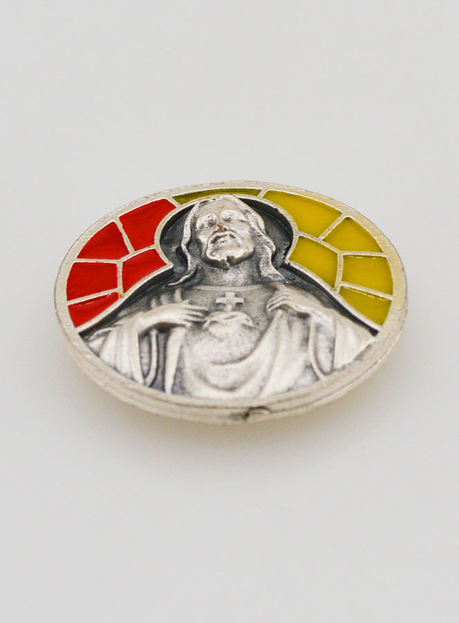 Placa Magnética para Carro - Sagrado Coração de Jesus (pic 2)