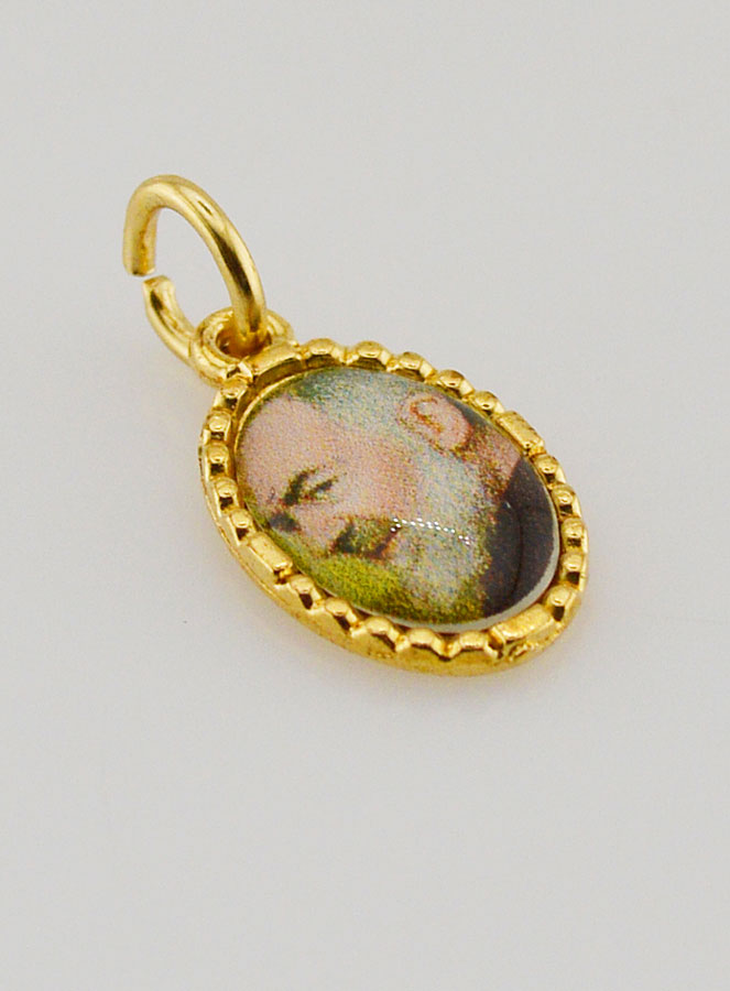 Medalha Borda Torcida 15mm - Padre Pio (pic 3)