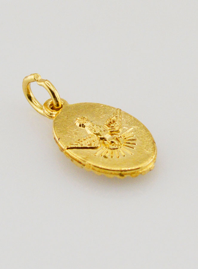 Medalha Borda Torcida 15mm - Padre Pio (pic 4)