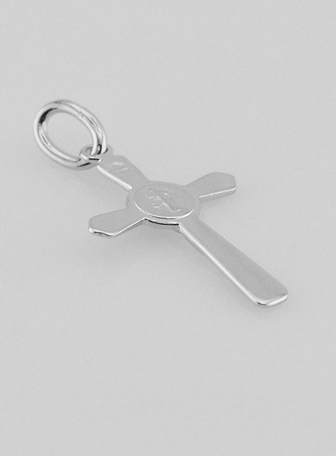 Pingente Cruz de São Bento em Prata - 22mm (pic 4)