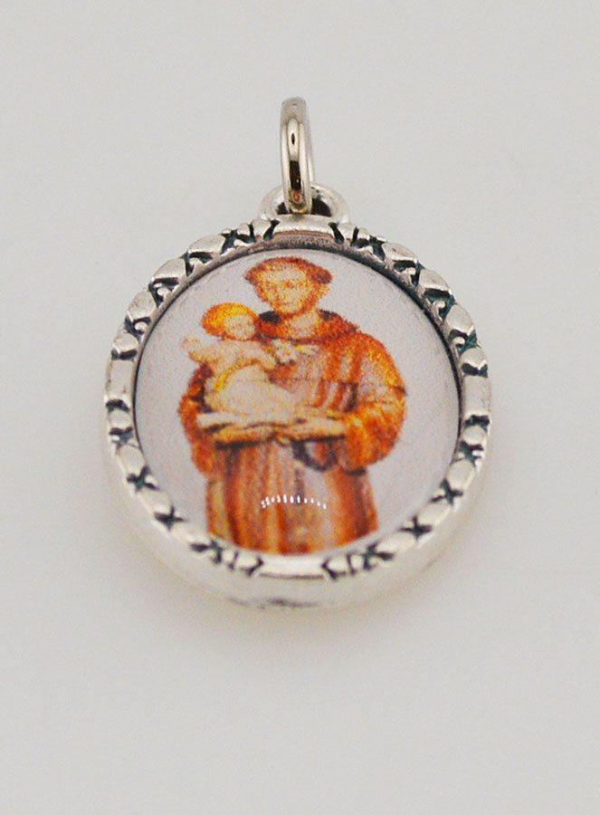 Medalha Borda Torcida 25mm - Santo António (pic 2)