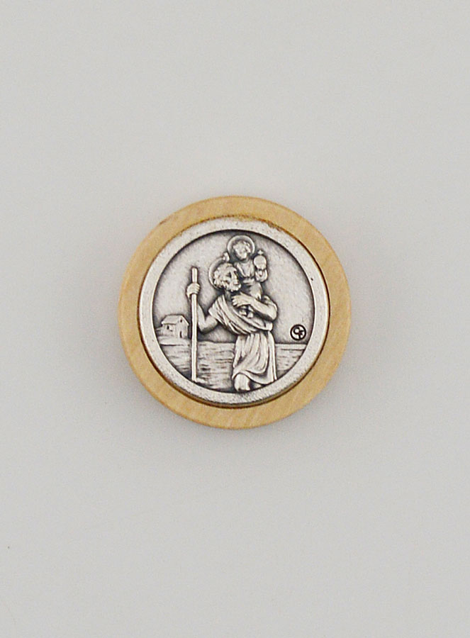 Placa magnética para carro São Cristóvão - 22mm (pic 1)