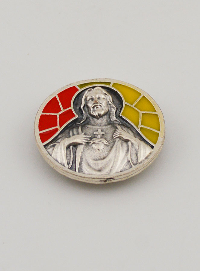 Placa Carro Magnética - Cristo Misericordioso (pic 2)