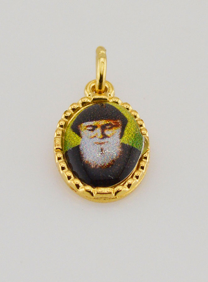 Medalha Borda Torcida 15mm - São Charbel (pic 2)