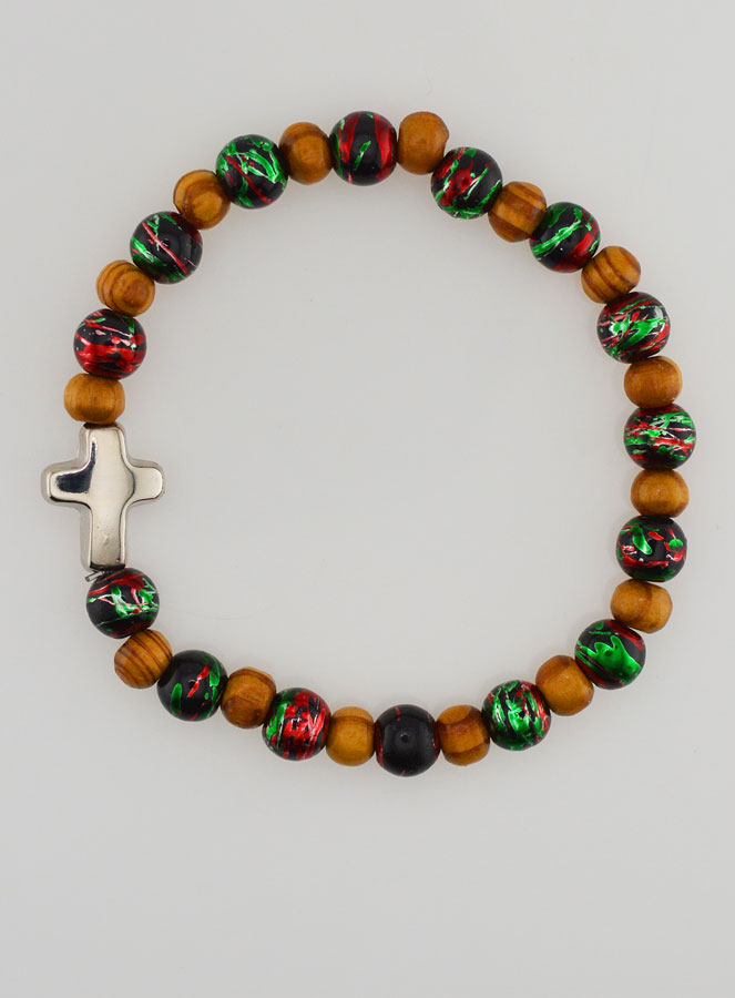 Pulseira Infantil Com Cruz - Preta (pic 1)
