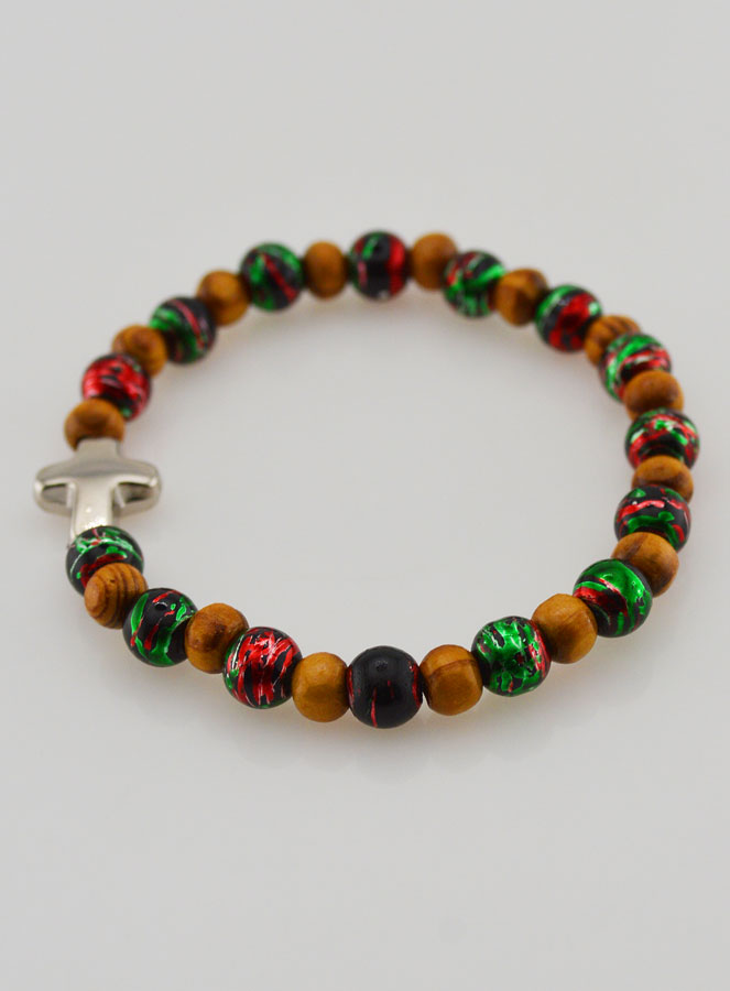 Pulseira Infantil Com Cruz - Preta (pic 2)