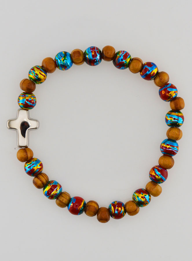 Pulseira Infantil Com Cruz - Vermelha (pic 1)