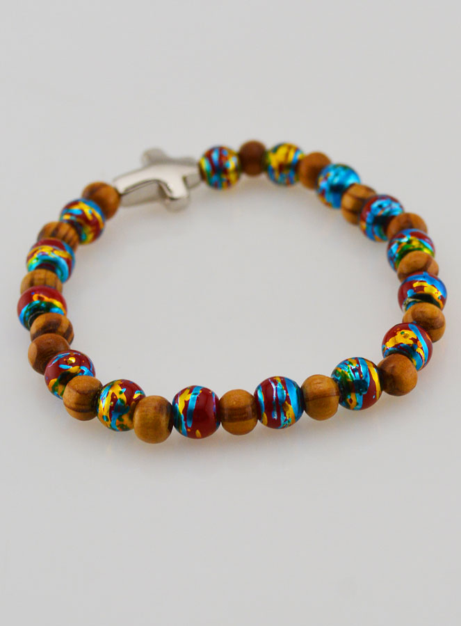 Pulseira Infantil Com Cruz - Vermelha (pic 4)