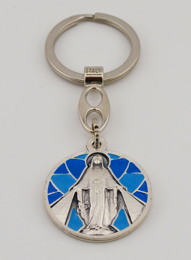 Porta-chaves Esmalte Virgem Milagrosa (pic 2)