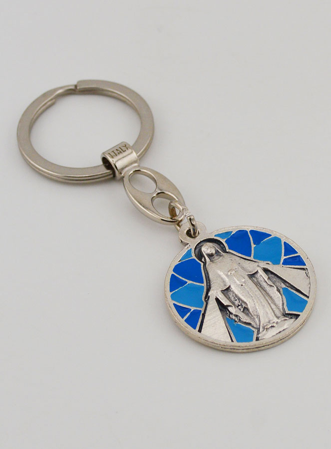 Porta-chaves Esmalte Virgem Milagrosa (pic 3)