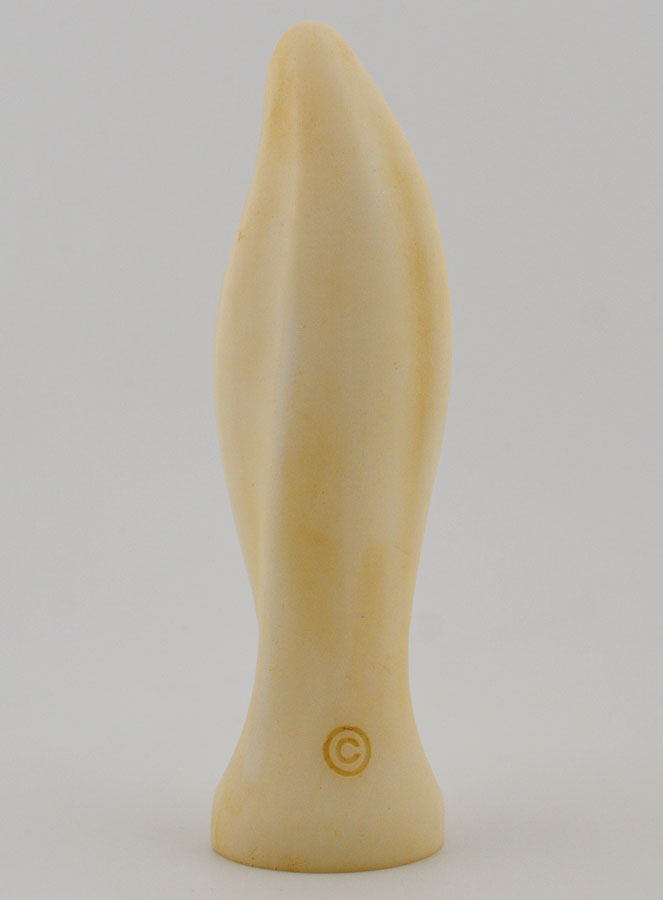 Estátua Virgem Moderna em Alabastro Pintado - 12cm (pic 4)