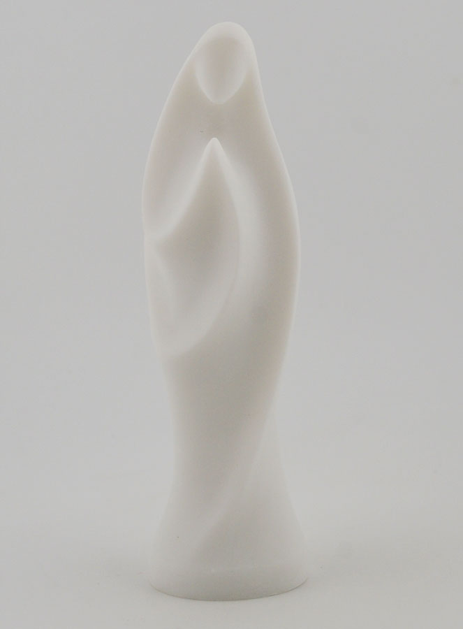 Estátua Virgem Moderna em Alabastro - 12cm (pic 1)