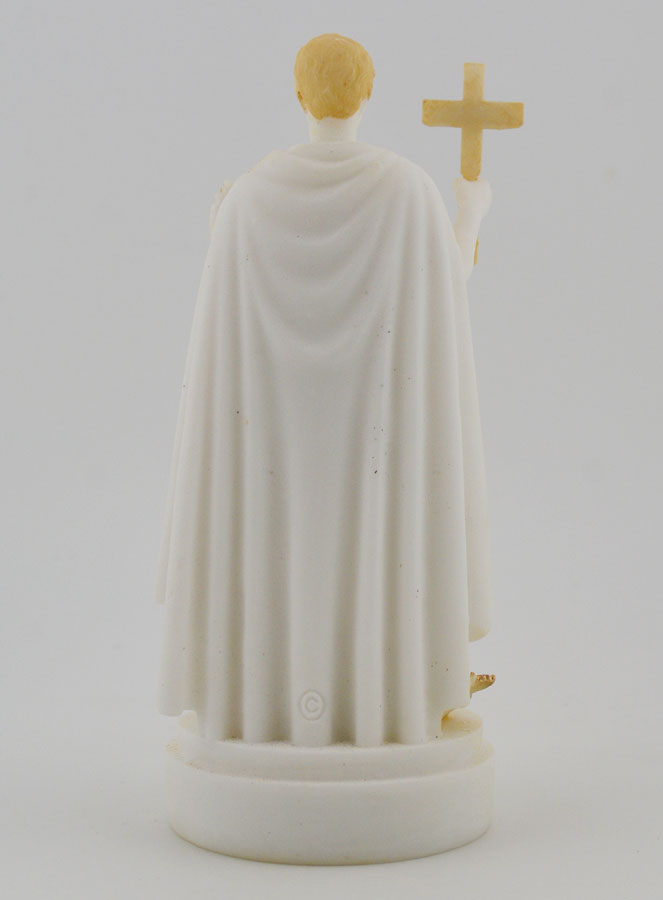 Estátua Santo Expedito em Alabastro Pintado - 12cm (pic 4)
