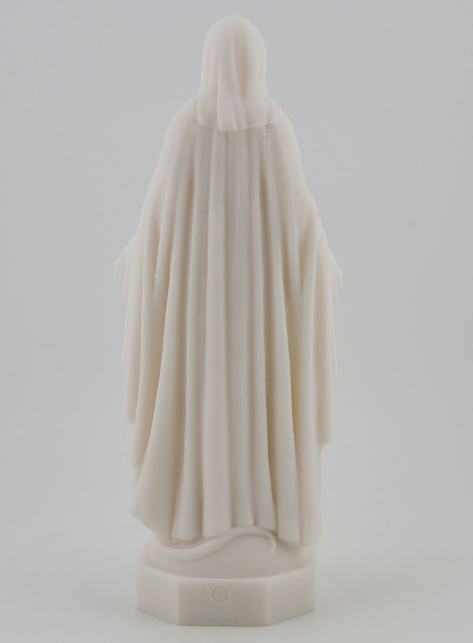 Estatua de la Virgen Milagrosa con rayos dorados - 23 cm (pic 4)