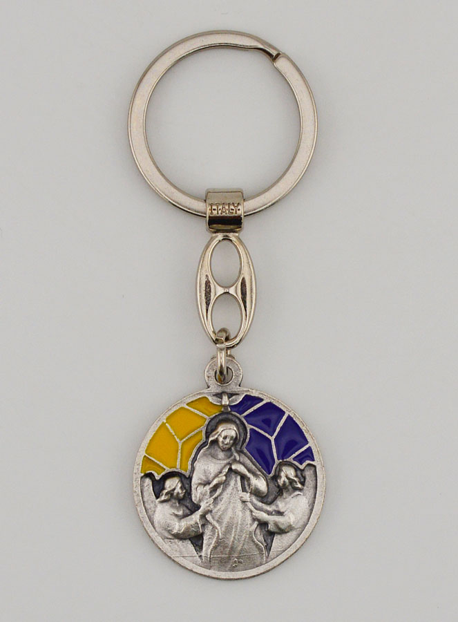 Porta-chaves Esmalte Maria Desatadora dos Nós (pic 1)