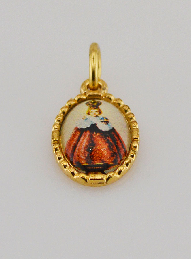 Medalha Borda Torcida 15mm - Menino Jesus de Praga (pic 2)