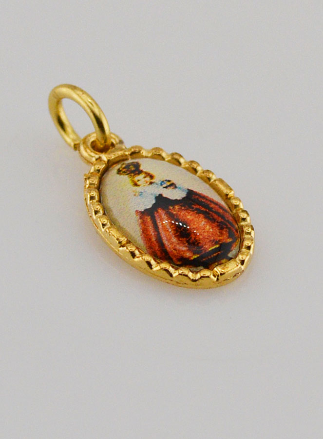 Medalha Borda Torcida 15mm - Menino Jesus de Praga (pic 3)