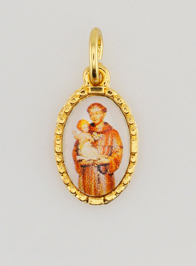 Medalha Borda Torcida 15mm - Santo António (pic 1)