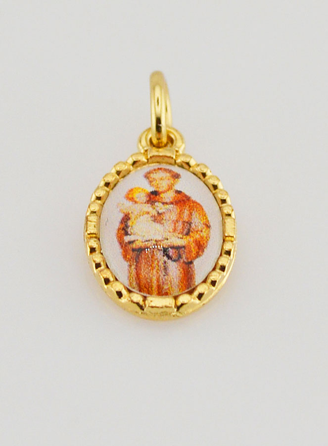 Medalha Borda Torcida 15mm - Santo António (pic 2)