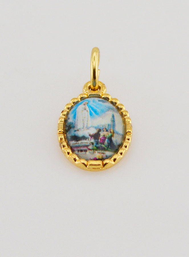 Medalha Borda Torcida 15mm - Nossa Senhora de Fátima (pic 2)