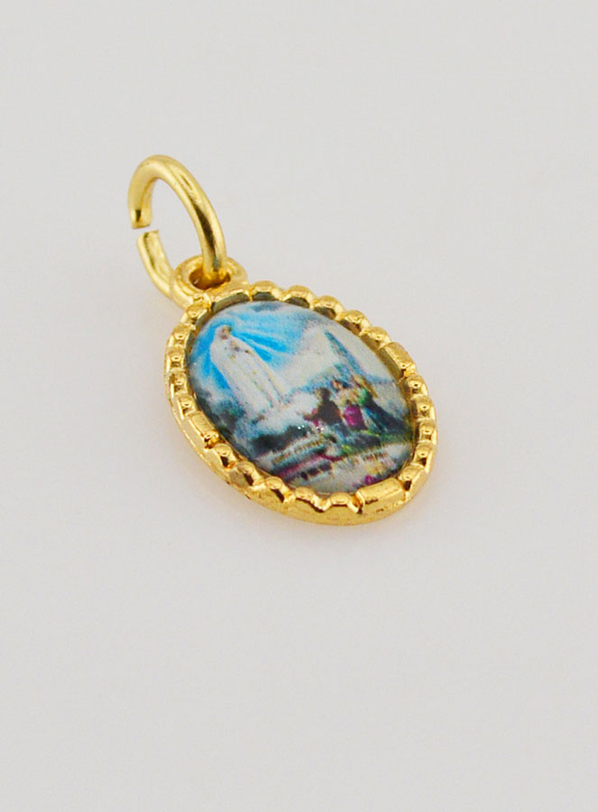Medalha Borda Torcida 15mm - Nossa Senhora de Fátima (pic 3)