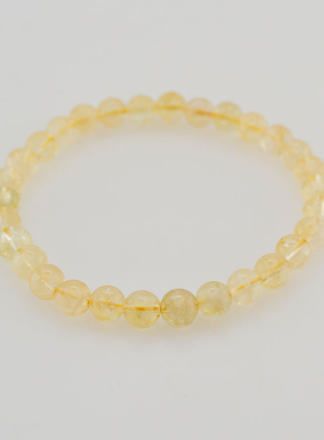Pulseira em Pedra Natural de Citrino - 6mm (pic 2)