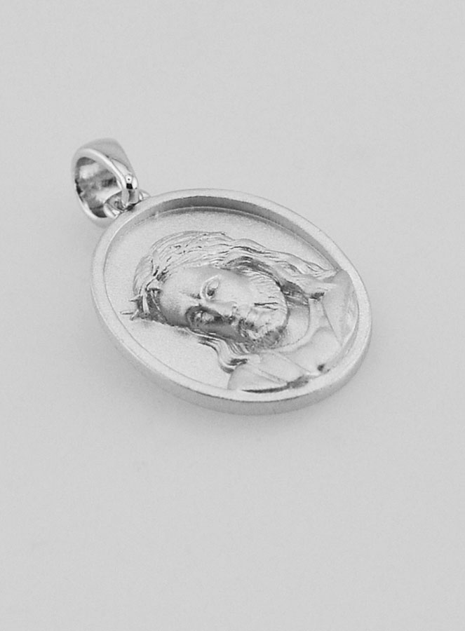 Medalha de Jesus em Prata 925 - 16mm (pic 3)
