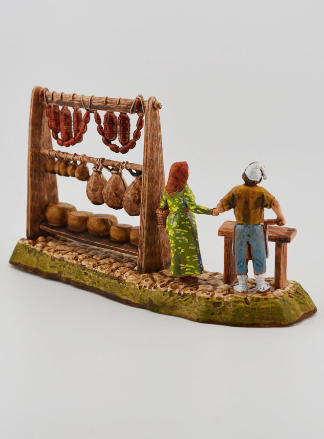 Figura 'Puesto del charcutero' - 6cm (pic 4)